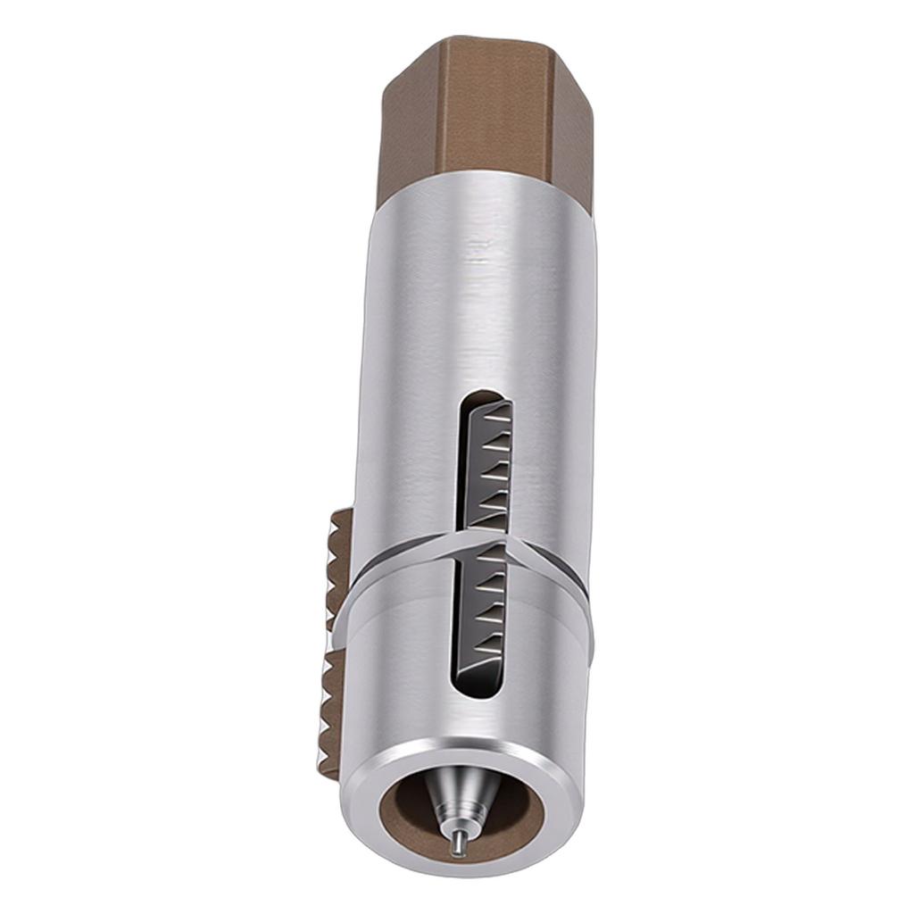 Pipe Thread Extractor 12mm High Strength 45# Steel Dual Diameter Spiral Design with Hex Wrench for Faucet Valve Repair