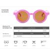 New Children Small Round Frame Sunglasses Trendy Uv Protection Baby Protection Sun Glasses Boys And Girls Glasses Uv400 Eyewear