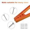 Durable Construction Anti-smashing Finger Tool Plastic Material Nail Fixer Tool  Construction Use