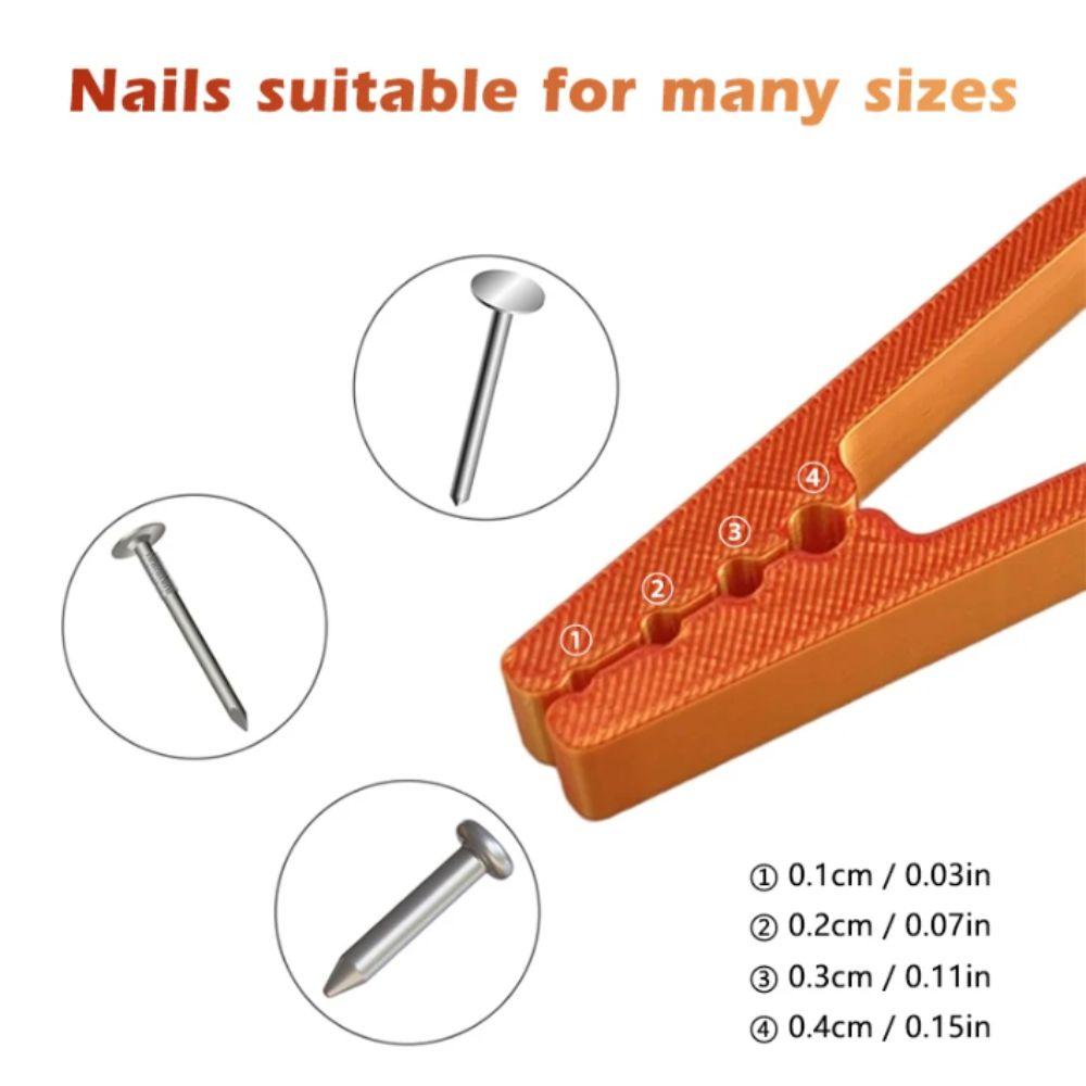 Durable Construction Anti-smashing Finger Tool Plastic Material Nail Fixer Tool  Construction Use