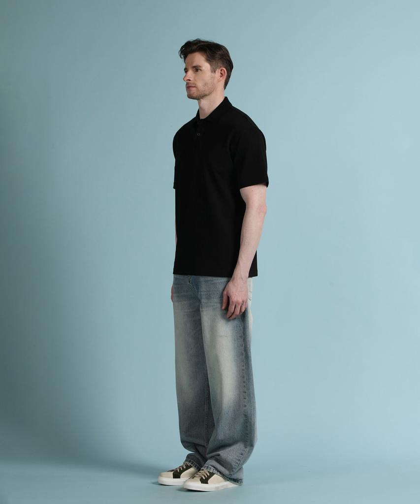 PANICALE Blue Washed Wide Denim Pants