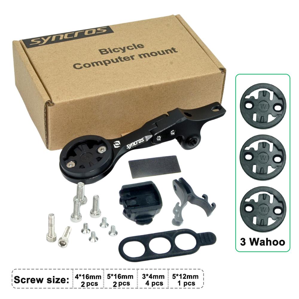Supporto per Manubrio Integrato SYNCROS ADDICT RC Supporto per Computer Mount Staffa per GPS/Garmin/Bryton/Wahoo CRESTON IC SL