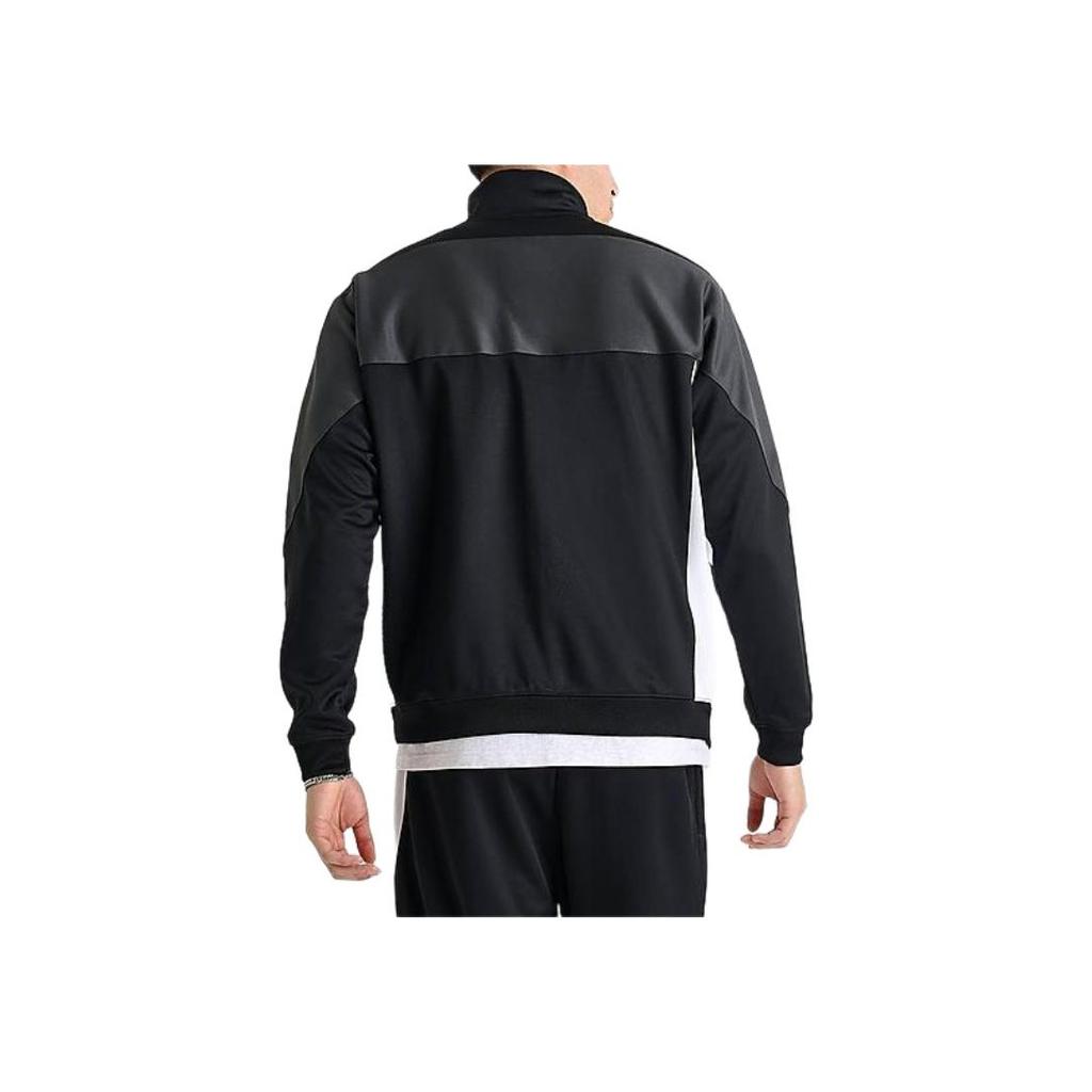 Nike Logo Color Block Loose Fit Long Sleeve Jacket Men Jackets Black HJ0632-010