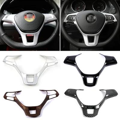 For Volkswagen VW Caddy 2016- Steering Wheel Switch Button Cover Decoration Trim ABS Car Accessoriess