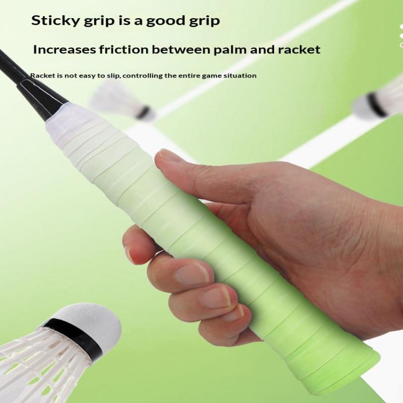 Non-slip Gradient Color Sport Racket Overgrip Sweat Absorbent Durable Grip Tape for Tennis Badminton Training