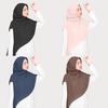 Plain Hijab Japanese Voile Fabric Malaysia Tudung Bawal Voile Square Scarf Muslim Plain Hijab Shawl