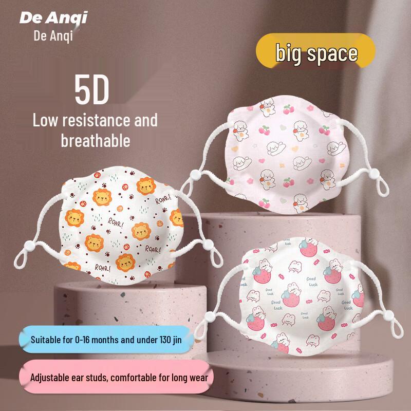 De anqi Newborn Baby Breathable Anti-Pollen Masks