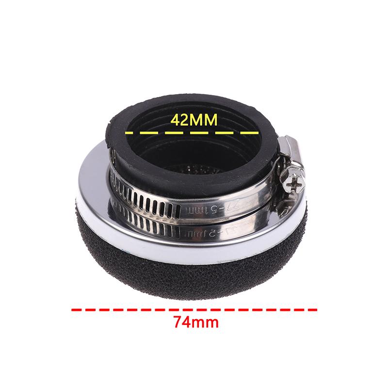 1 bucată 35/38/42/45/48/54/60mm motocicletă cu spumă dreaptă filtru de aer de curățare burete pentru motor în 2 timpi motociclete de buzunar moto scuter