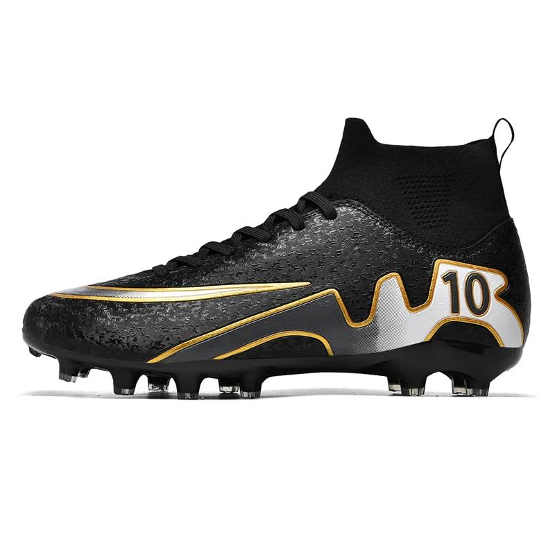 Ultimi Scarponi da Calcio Veloci Caviglia Alta Sintetico Indoor Sport Allenamento Scarpe da Calcio Adulto Unisex Tacchetti Professionali Scarpe da Calcio