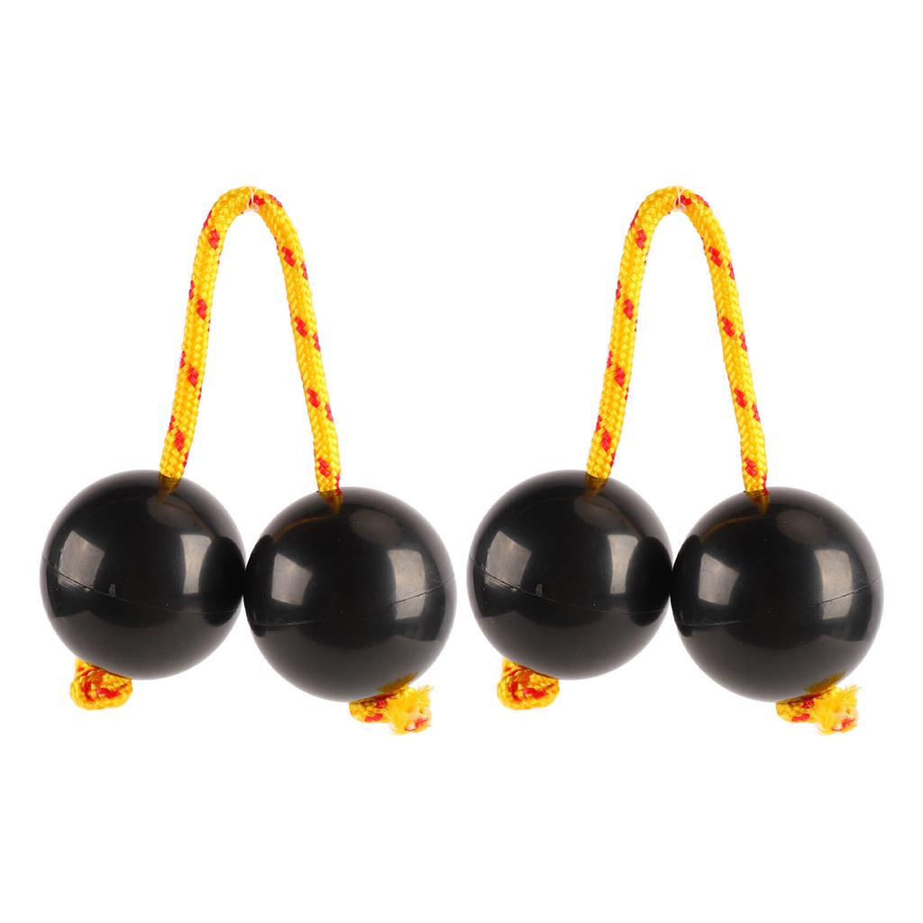 African Rhythmic Shaker Ball 2Pcs African Rhythmic Ball Adjustable Black Comfortable African Shaker Rattle Ball for Entertaining