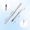 Double-Ended Rhinestone Picker Wax Pencil with Bright Silver Metal Rod and Copper Tube for Nail Art