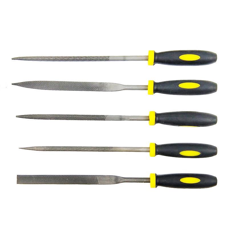 Plastic Handle Assorted Steel File Set
