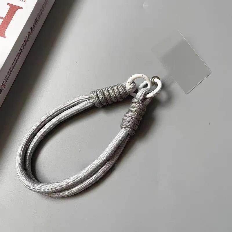 New Makeup Mirror Phone Case For OnePlus 12 12R 11R ACE 3 2 Nord CE 4 3 2 N30 2 3 Lite 5G With Gray Short Lanyard Hard Cover