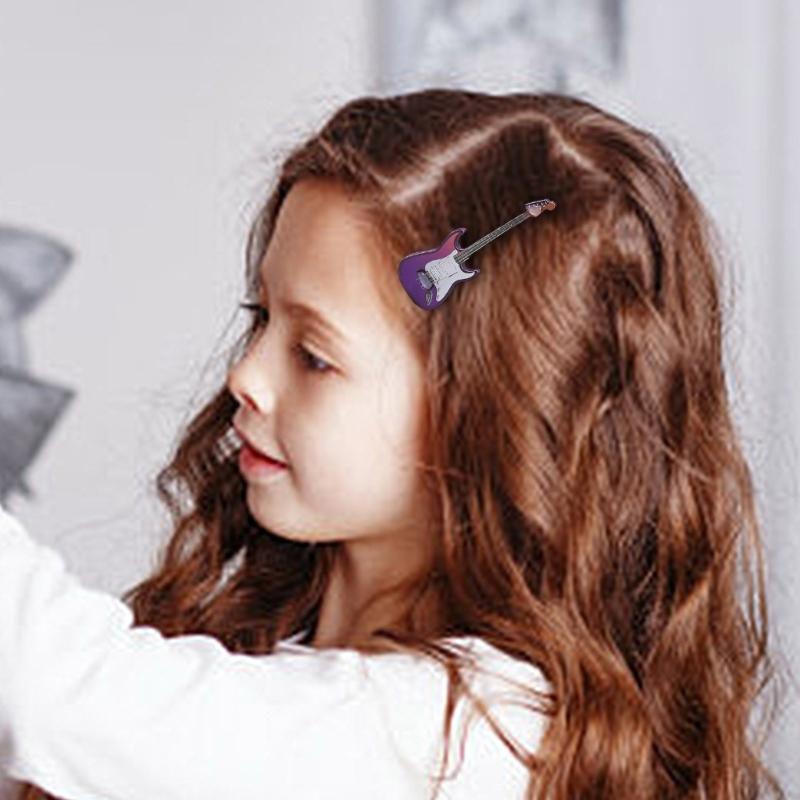 E-Bass Elegant 2000er Seitenclip Gitarre Haarspange Bass Kreativ Neuheit Gitarre Musikinstrument Rock