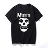New Men's Hip-Hop Punk Skull Misfits Brand Short-Sleeve T-Shirt Cool Design Male Summer Basic Tops 42328 - Men's Summer Cotto...