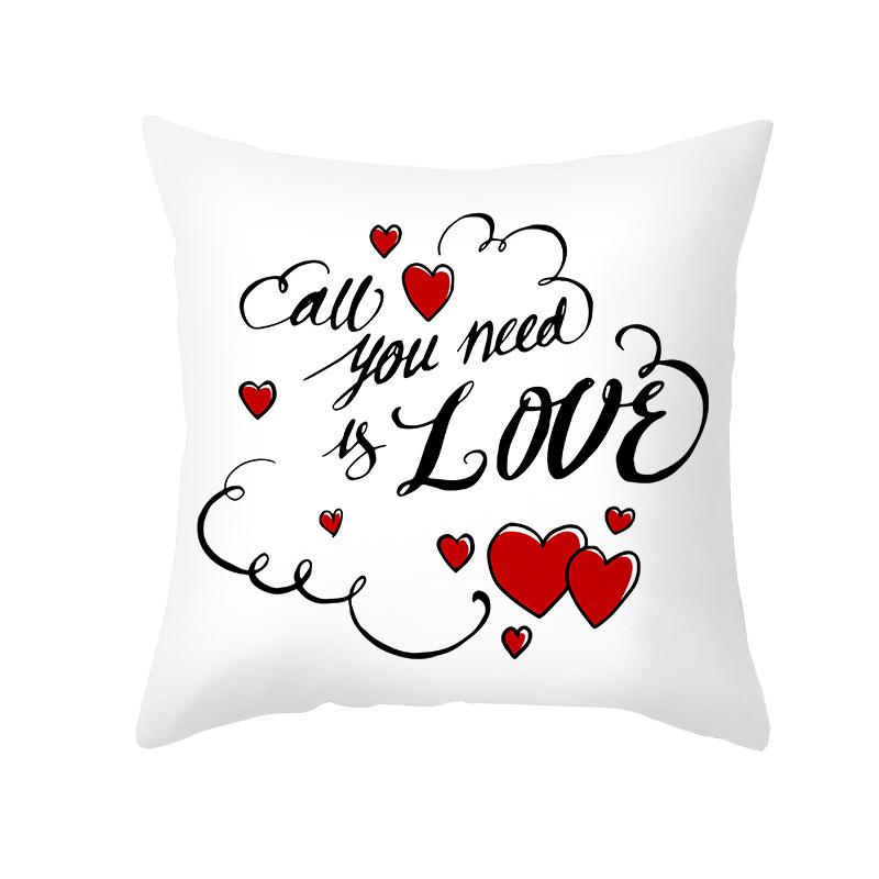 New Valentine's Day Theme Pillow Cover Home Pillow Cushion Cover