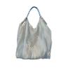 Tulle embroidery small fresh commuter tote bag literary canvas bag travel vacation shoulder bag