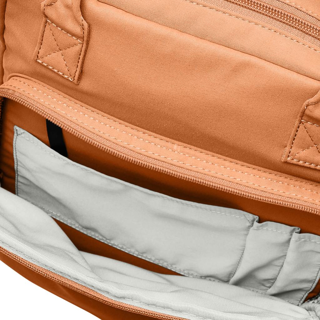 Anello Grande Square Backpack, A4 Size, Laptop Storage, 10 Pockets, Cinnamon, GTM0331, Orange, Free Size