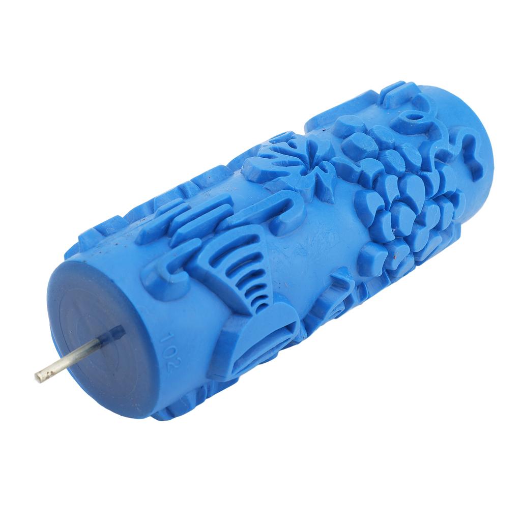 Texture Roller Tool Washable Reusable Rubber Decorative Art Texture Roller Sleeve for Painting 101Y
