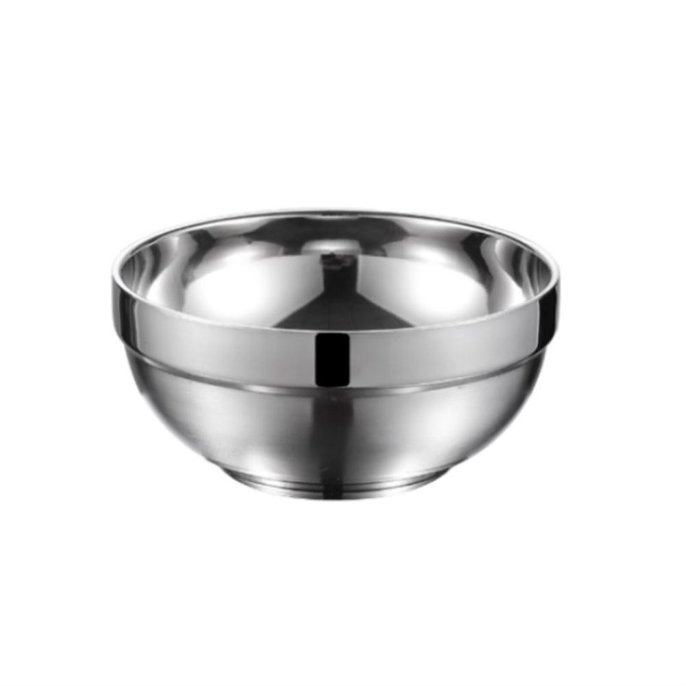 Nerezová mísa Dvouvrstvá zahušťovací mísa pro rodinné kuchyně Venkovní piknikové salátové mísy Hluboké nádobí