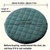 1pc Round Cushion, Home Decoration Round Stool Cover, Thickened Material, Simple and Easy To Clean, Can Be Used In All Seasons