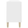 Vidaxl Szafka Pod Tv, Biała, 150X30X50 Cm, Materiał Drewnopochodny