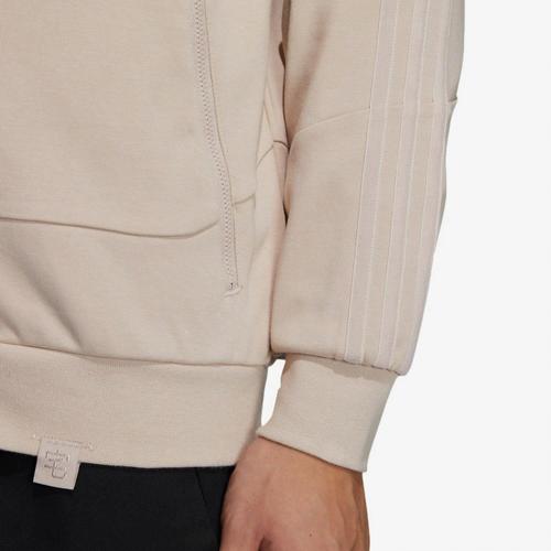 adidas Solid Color Hooded Sports Zip-Up Casual Jacket for Men, Khaki