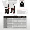 Waterproof Dog Suspender Boots Non-Slip Puppy Paws Protector Easy To Wear Pet Rain Shoes  Winter