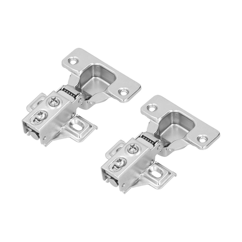 2Set Short Arm Door Hinge with Screws 90‑105 Degrees  American Hydraulic Damping Hinge for Cabinet Cupboard