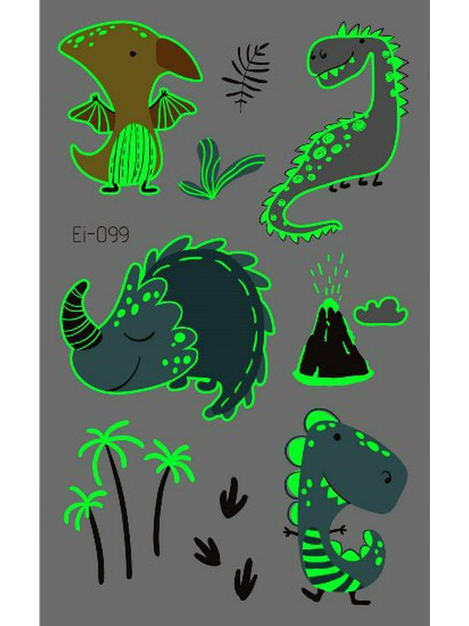 Tatuaże dla dzieci świecące w ciemności - Zabawa na imprezę i do kostiumu