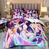3D Printing, Witch Hunters Cartoon Animation Bedding Quilt Cover Three-Piece Set