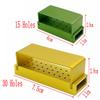 15/30 holes Dental Diamond Burs Holder Block Disinfection Box Autoclave ALUMINIUM Bur Holder Dentist Tools