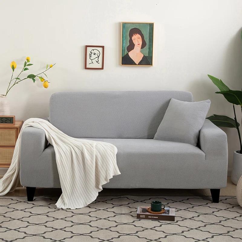 Copridivano Jacquard Elasticizzato Copridivano per Soggiorno Copridivano Regolabile Divano ad Angolo Forma L Decorazione Casa Rimovibile 1/2/3/4 Posti