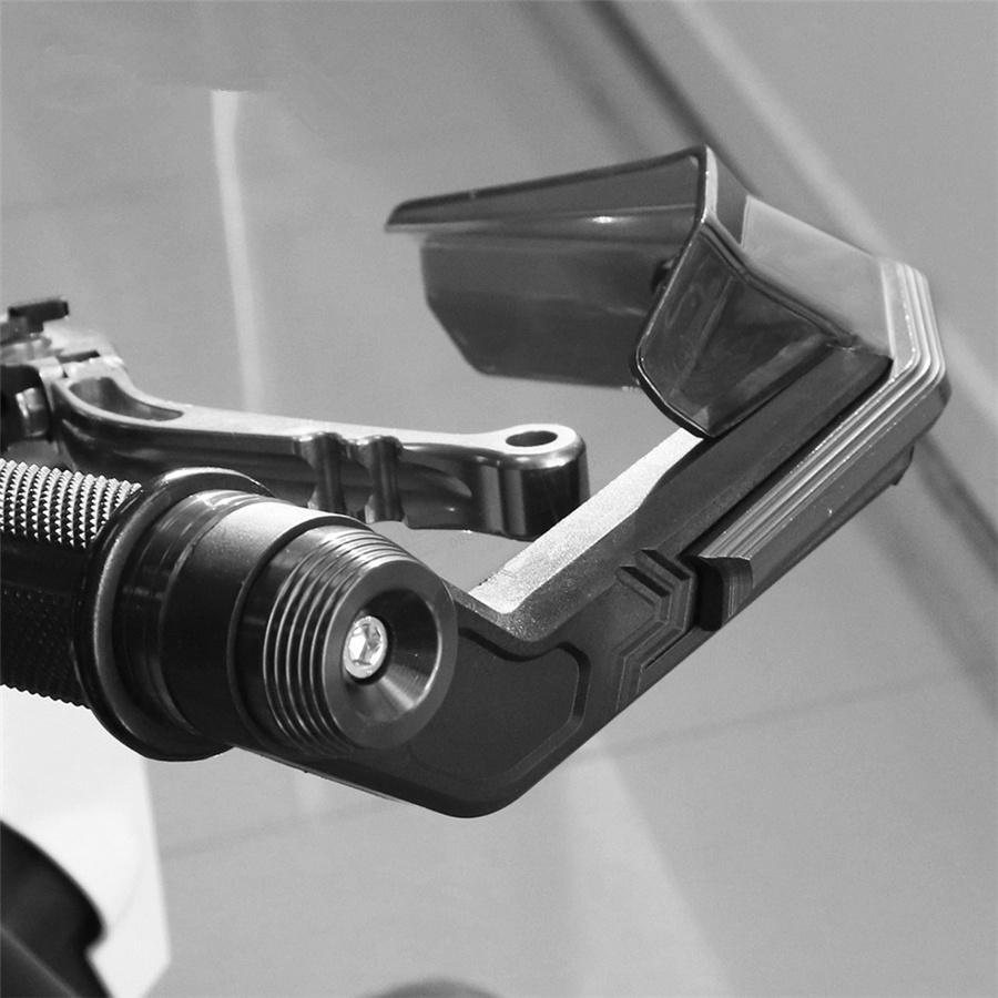 Paar ABS Motorrad Handprotektoren Motor Aluminium Winddicht Sanddicht 22mm