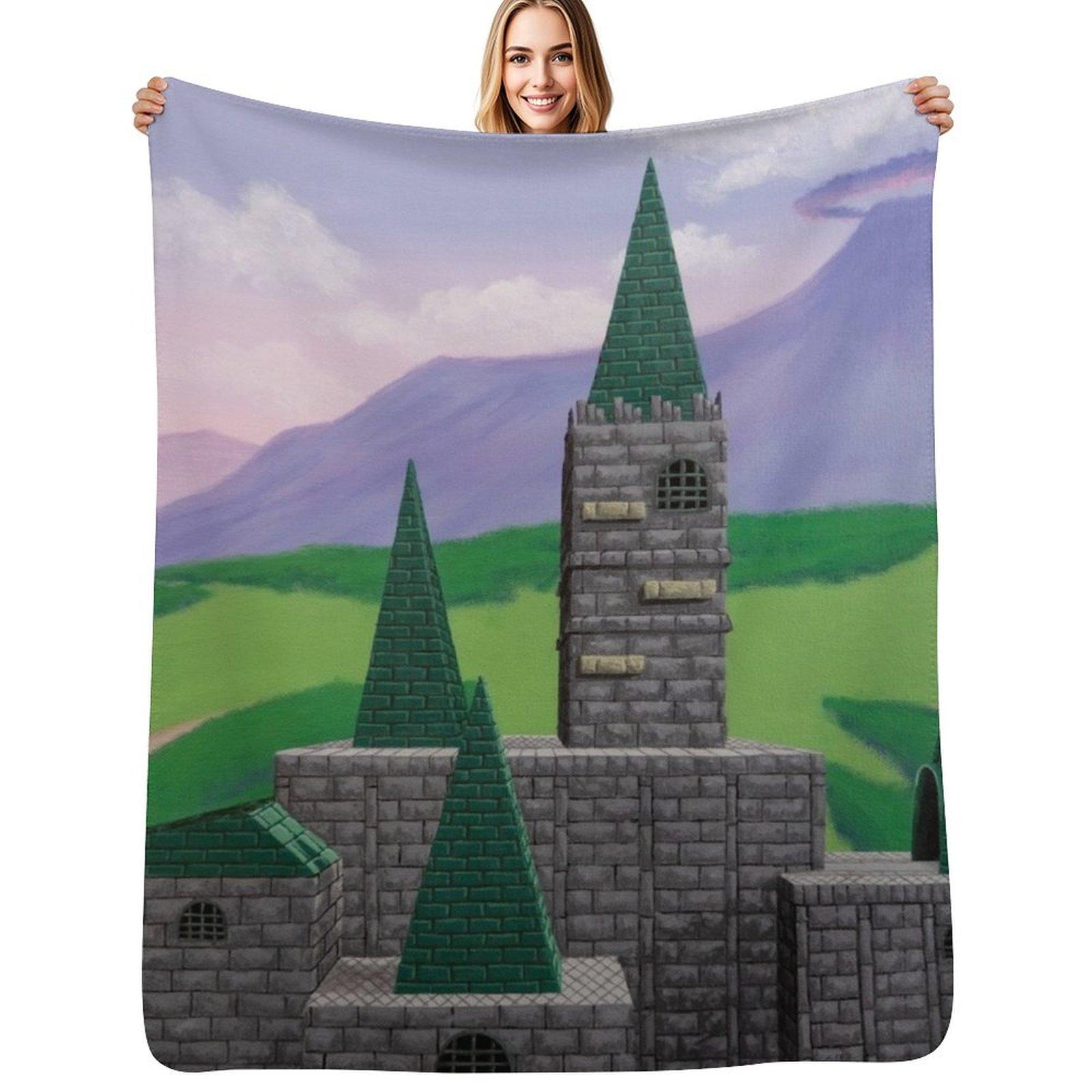 

Castle Clash Throw Blanket Cozy Light Blanket for Travel Camping Picnic 75x100cm