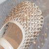 Summer Sandals New Fashion Breathable Girl Shoe Anti Slip Soft Crystal Kid Shoes Comfort Simple Retro Lightweight Princess Shoes