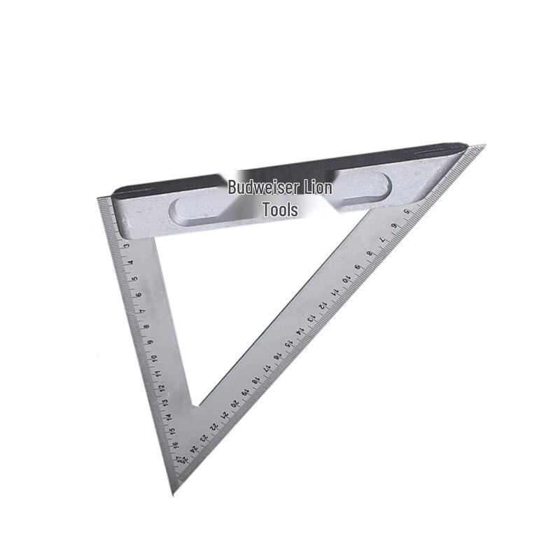 Berry Lion 200mm Aluminum Alloy Woodworking Triangle Square Ruler