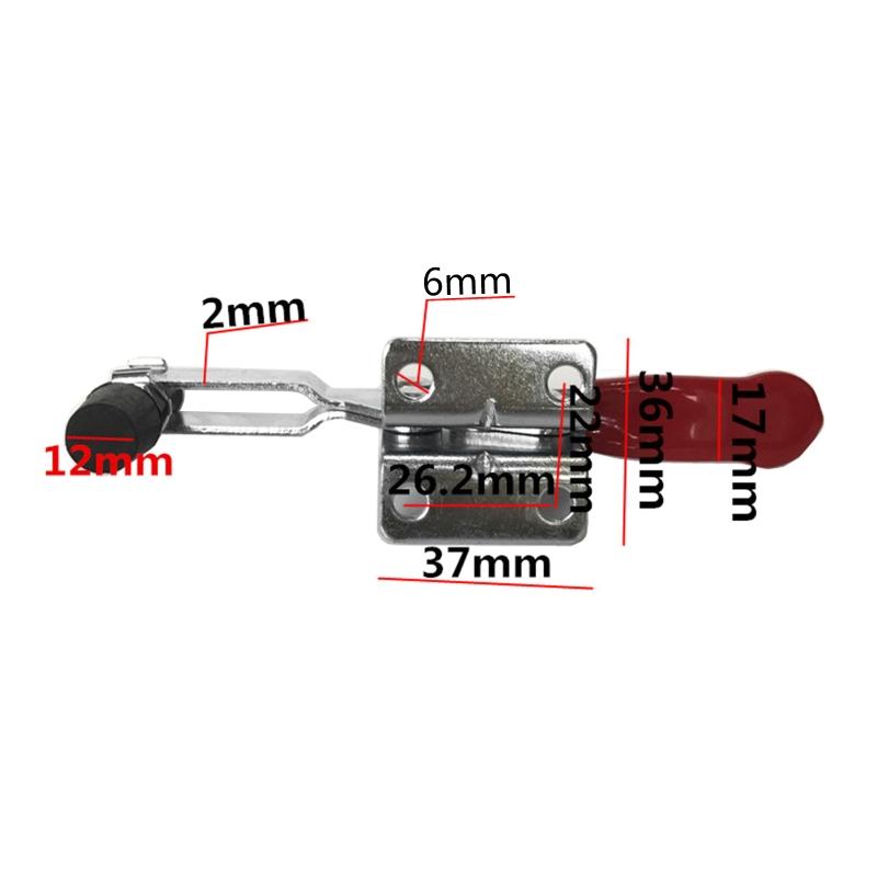 Hand Tool Toggle for Latch Clamp 201B 220 Lbs Holding Capacity Horizontal Clamp Horizontal Quick Release Toggle Clamp