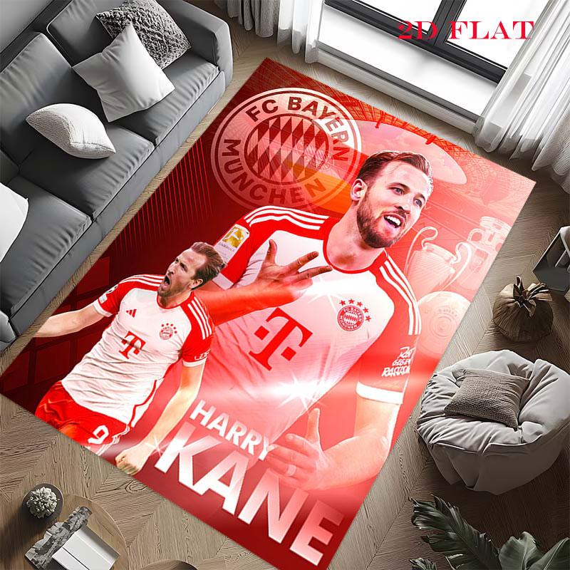 Harry Kane Glory Poster Carpet Rug for Living Room Bedroom Home Sofa Decoration,Kids Play Nonslip Floor Mat