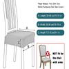 Square PU Leather Chair Cover Waterproof Oil Resistant Seat Protector Dining Room Non Slip Stain Resistant Slipcover