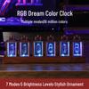 קישוט שולחני Esports עם שפופרת ניקסי RGB: ערכת DIY לשעון רטרו זוהר