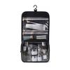 Toiletry Bag Hanging Travel Makeup Fashion Waterproof with Hook Large Capacity PU Leather