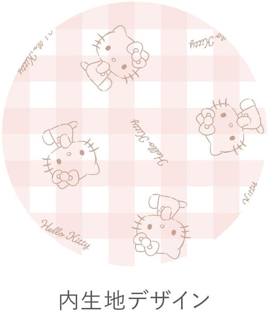 Factory Sanrio Characters Sagara Embroidered Drawstring Pouch Hello Kitty H175 X W190mm T's SR-5530387KT