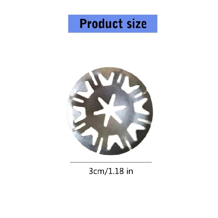 10PCS Engine Hood Insulation Clips with 30mm Diameter Metal Fasteners Temperature Resistant for Trunk Heat Protection