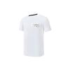 FILA Athletics Casual Sports Logo Solid Color Round Neck Running Short Sleeve T-Shirt Men Tops Jade-White A11M233105F-WT
