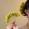 Bohemian Chinese Style Side Clip Sweet Thai Hairpin Headwear Starry Sky Flower Hiar Stick  Girls
