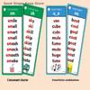 Montessori Phonics Teaching Assistants - 60 Word Index Card Sets for English Vocabulary Enhancement