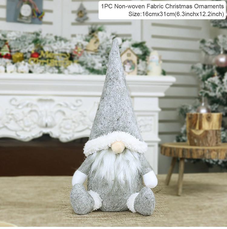 Christmas Gnomes Elf Doll Christmas Decorations 2025 Christmas Ornaments Home Decoration Xmas Gifts Navidad Natal New Year 2025