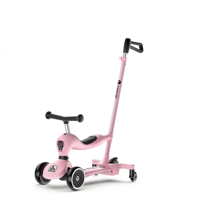 Cooghi Kids Multifunctional Scooter Cherry Blossom Pink