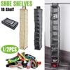 10-Layer Hanging Storage Bag Foldable Space Saving Clothes Hat Shoe Organizer for Collapsible Wardrobe Sundries Organizer